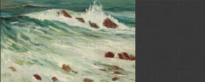 Vagues (waves ) study for larger piece by Deborah Chapin