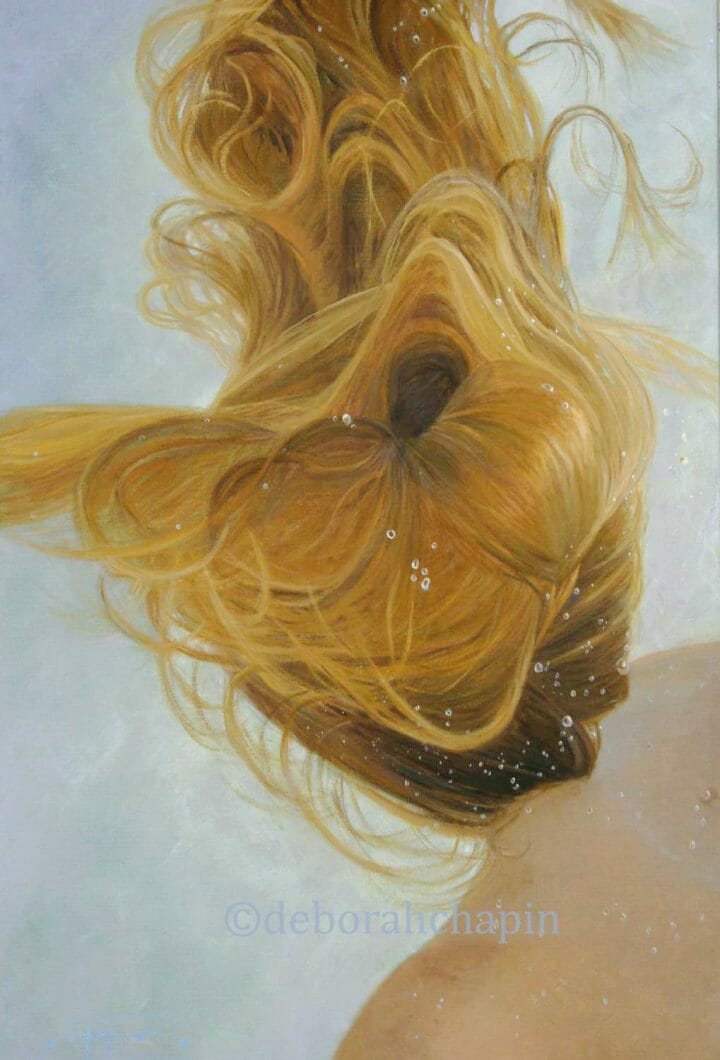 Ephemeral, 24x36 oil on linen by Deborah Chapin