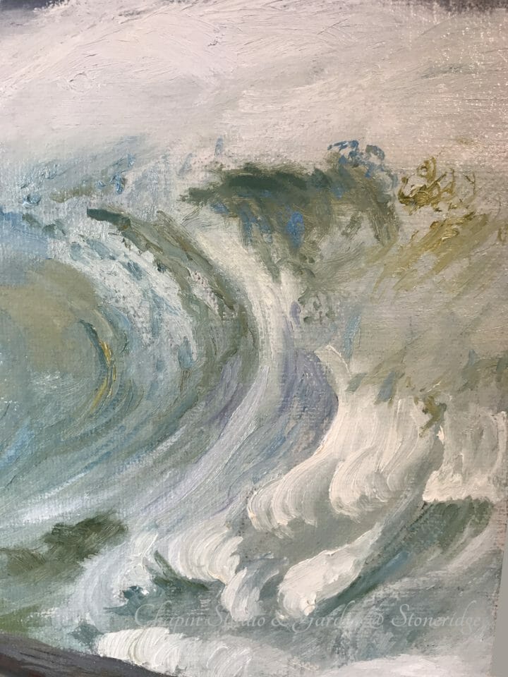 White Horses of the Sea I, oil on linen canvas is part of the #chapinstormpaintings by woman marine artist Deborah Chapin. See this Painting in the gallery at: https://gallery.deborahchapin.com/shop/white-horses-of-the-sea-1-by-deborah-chapin Collector's can reserve by blue dot preview now. White Horses of the Sea I, oil on linen canvas is part of the #chapinstormpaintings depicting the white horses written about by Byron and other poets.