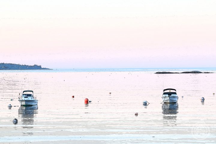 Pemaquid Harbor At Dawn by Deborah Chapin