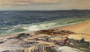 Original Oil Painting, Buy Art Online, A Day in the Park by Deborah Chapin I had a great day painting at Reid Park and painted on Griffith point. The Plein air Painters of Maine were out there but I only saw a few and they were in a different location. Big place so really unless you’re all painting at the same location you don’t see each other.
