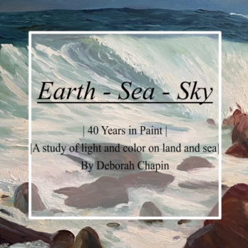 rtwork by Deborah Chapin, Artist Biography Book Earth – Sea – Sky 40th Anniversary Book and Exhibition by Deborah Chapin
I’ve just finished an updated version of the catalog for the Virtual Exhibition Earth – Sea – Sky 40th Anniversary and biography book Tell All Book all rolled into one. https://gallery.deborahchapin.com/artwork-biography-book-earth-sea-sky/