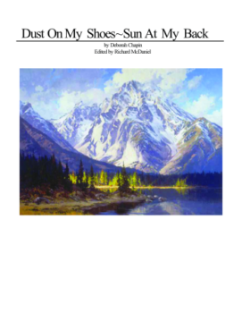 Landscape Painting Book.  Dust on My Shoes Sun at My Back, by Deborah Chapin
This landscape painting book is composed of questions asked of 16 artists on the influence of plein air painting in their work. A new paperback book is available in full color. A compilation of 16 professional artists tell the role of painting en plein air (on location) in their work. Selecting 3-5 key paintings each these artists described their careers and the role that plein air painting has played in their work. Each section has an artist biographical sketch and write-ups on each piece. Artist’s include In this album:  https://gallery.deborahchapin.com/landscape-painting-book-dust-on-my-shoes/